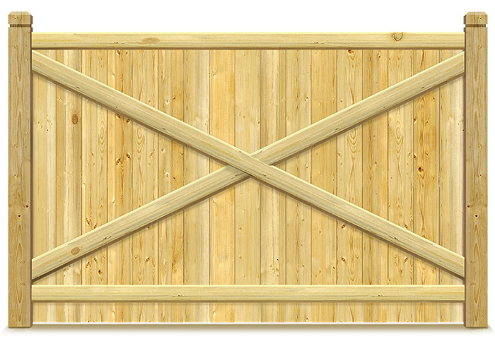 X-Brace Privacy Fencing - Naples Florida
